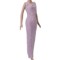 Beaded Angora Lilac Dress