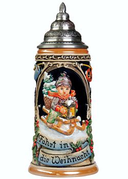 Ride Into Christmas Stein 1st