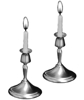 Pewter Medium Taper