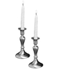 Pewter Candlesticks Weighted